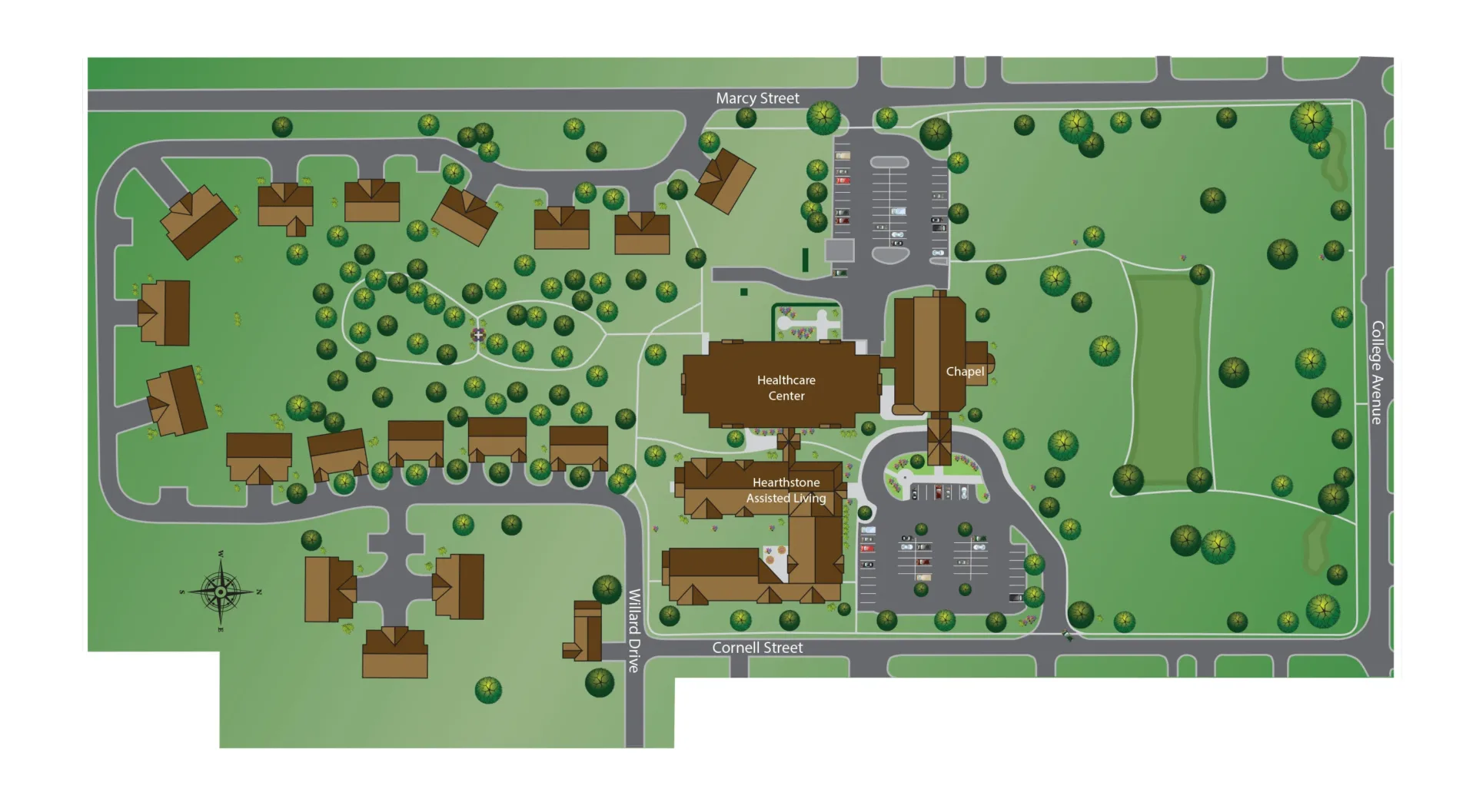 Pleasant View Campus Map